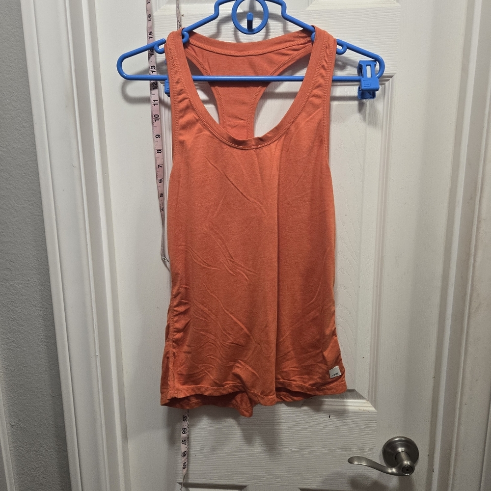 Vuori Orange Racerback Tank Top